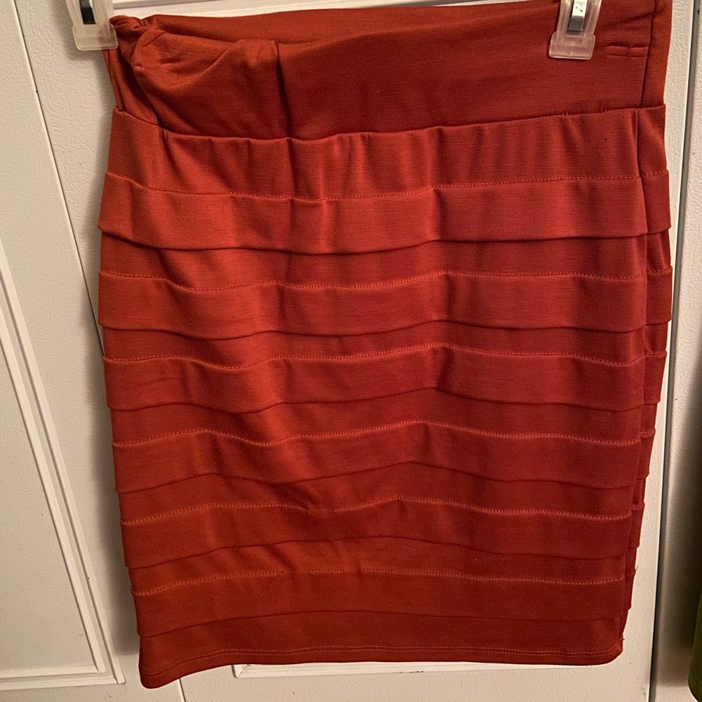 Burnt Orange Skirt ⚡️FLASH SALE⚡️